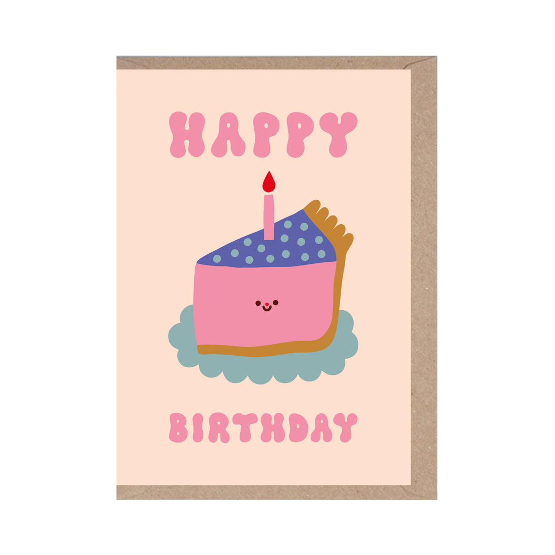 Birthday Slice (Foiled)