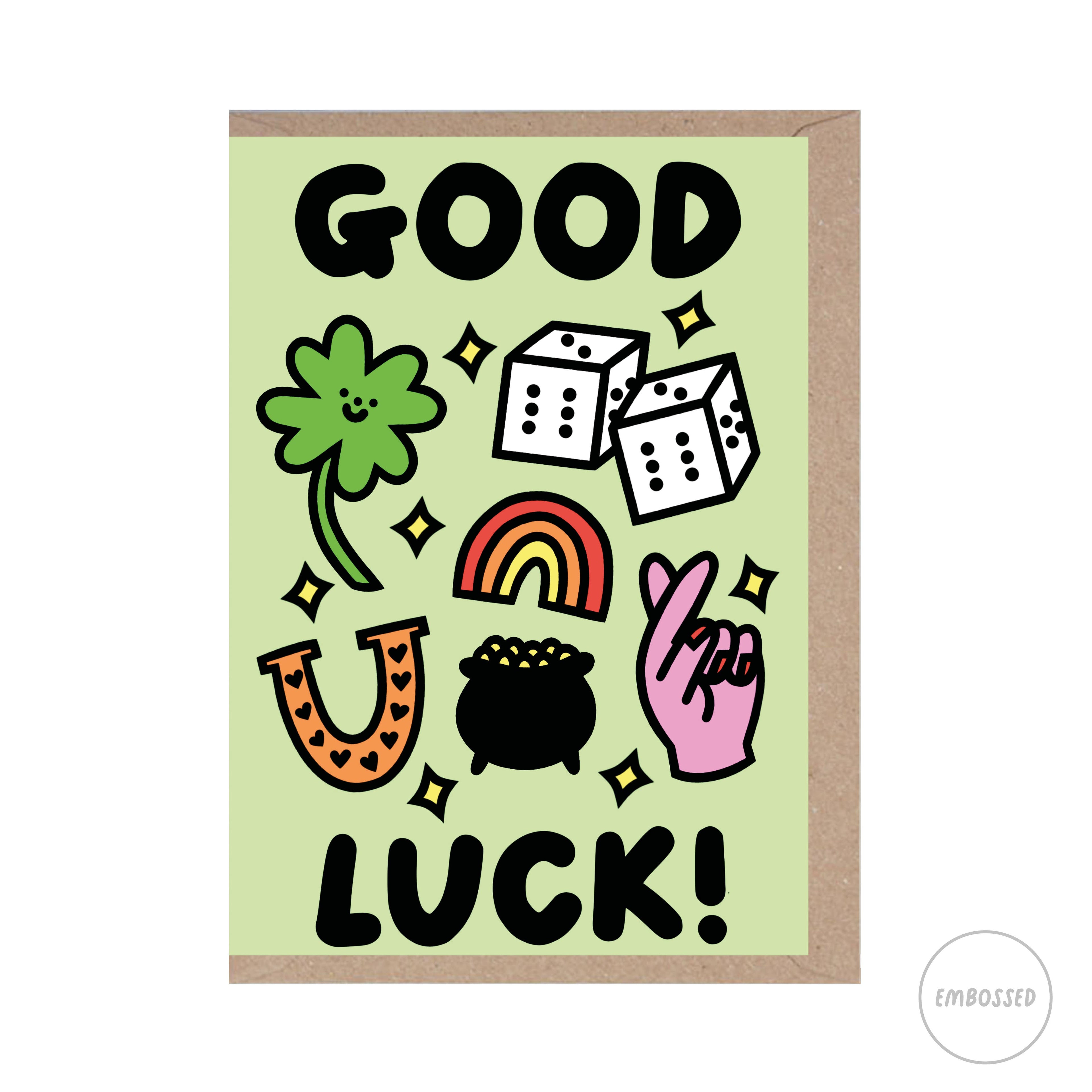 Good Luck (Embossed)