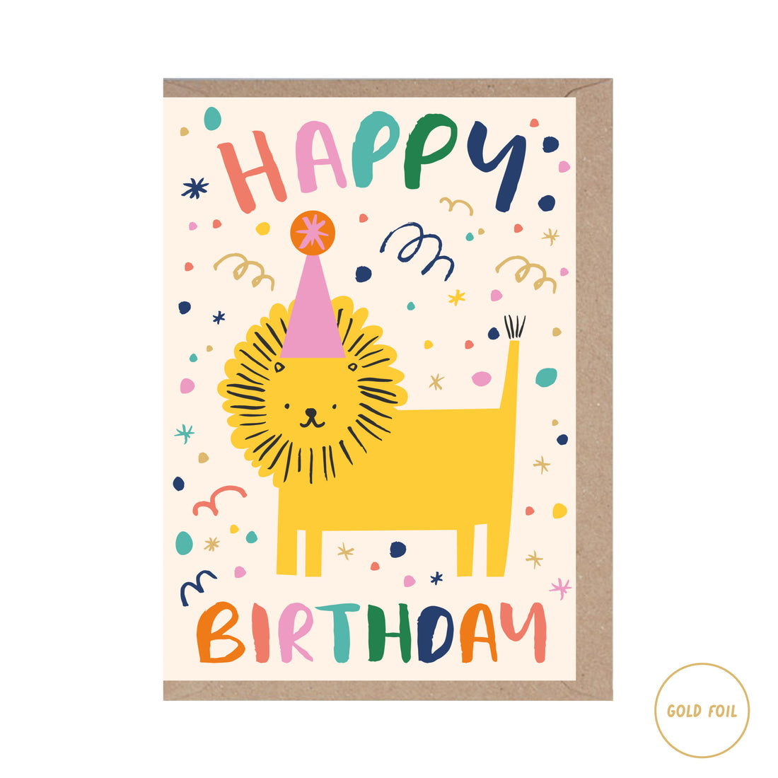 Birthday Tiger (Gold Foil)