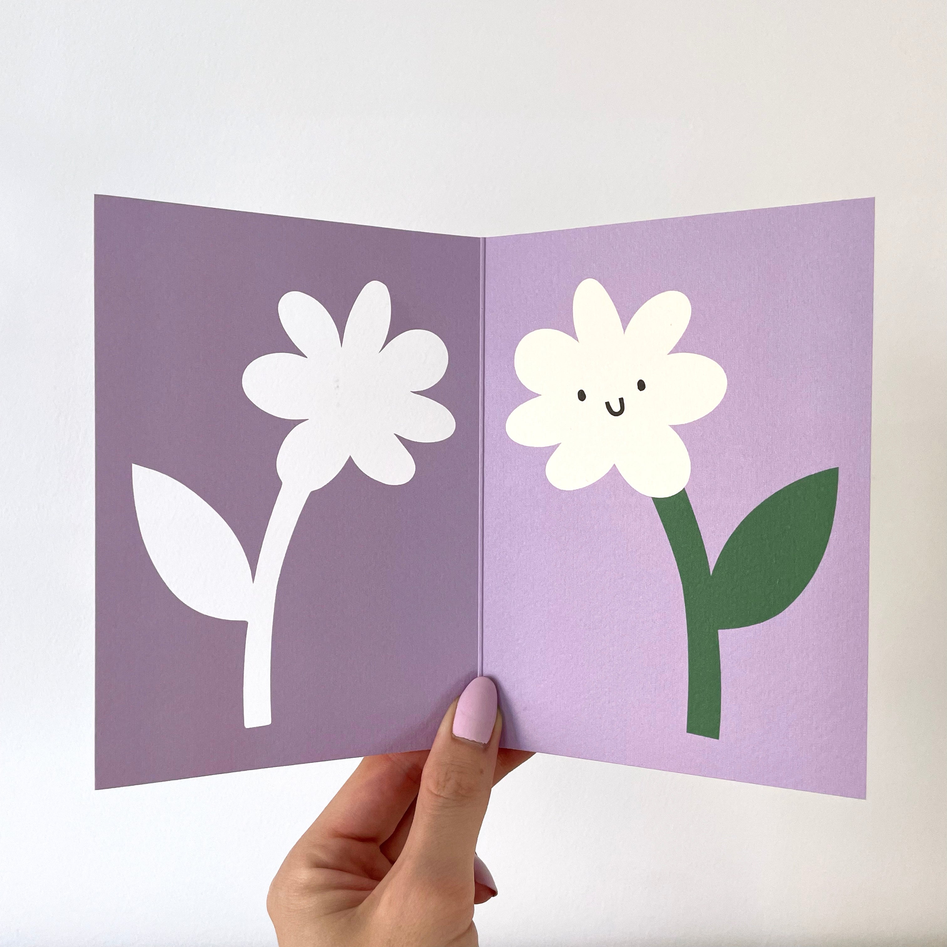 Happy Flower (Die Cut)