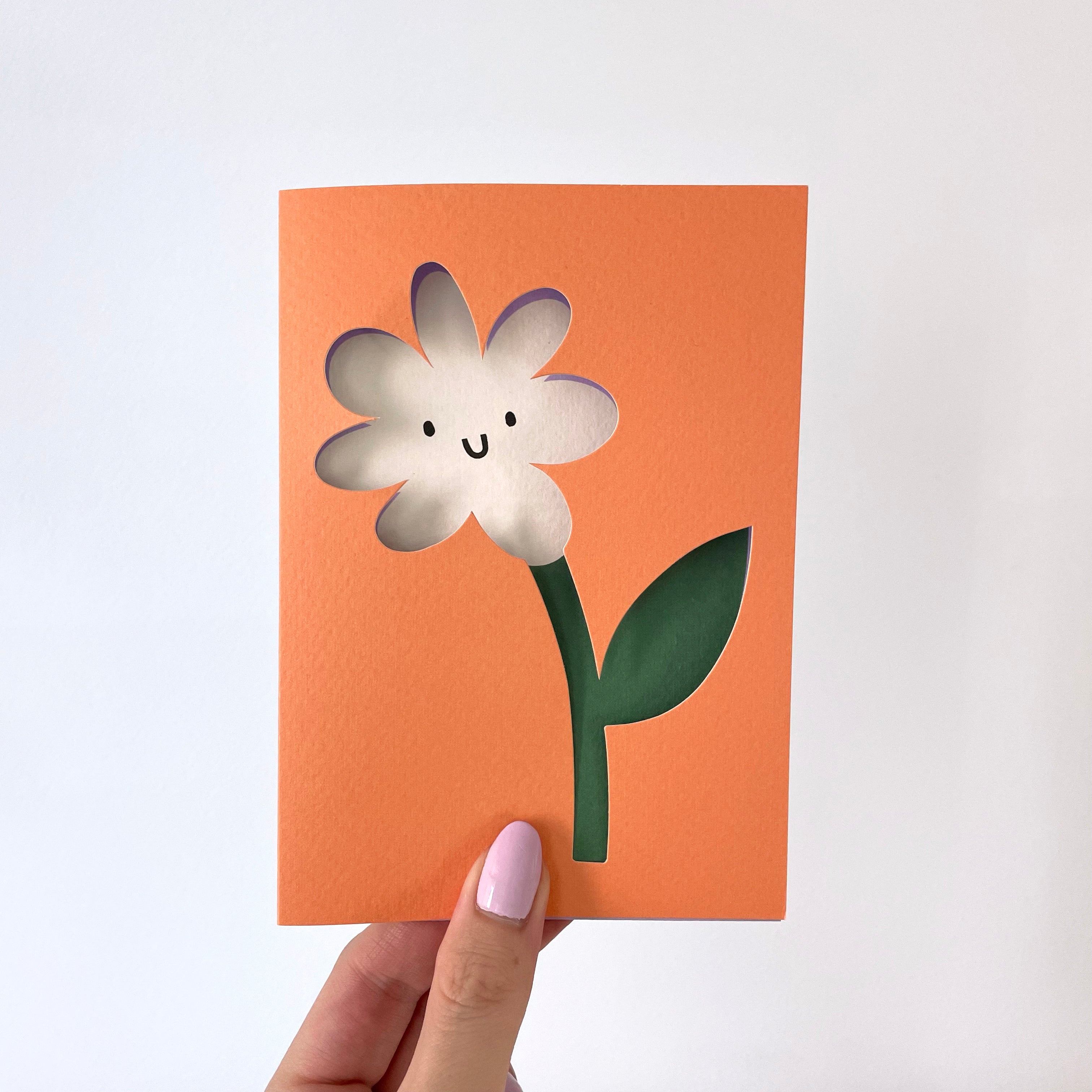 Happy Flower (Die Cut)