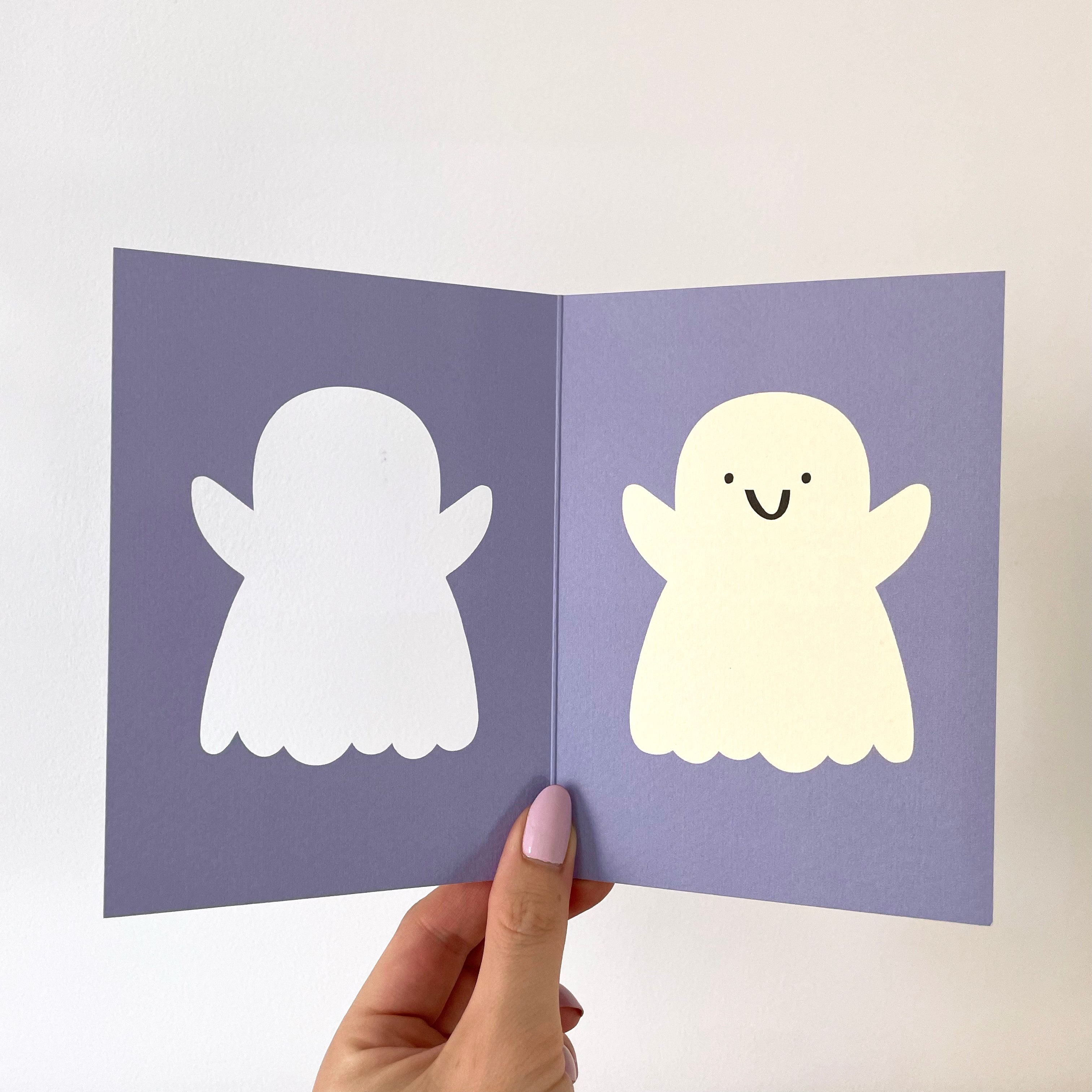 Happy Ghost (Die Cut)