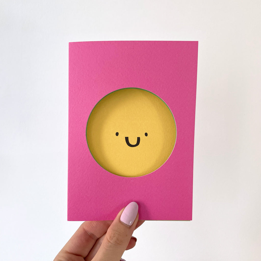 Happy Face (Die Cut)